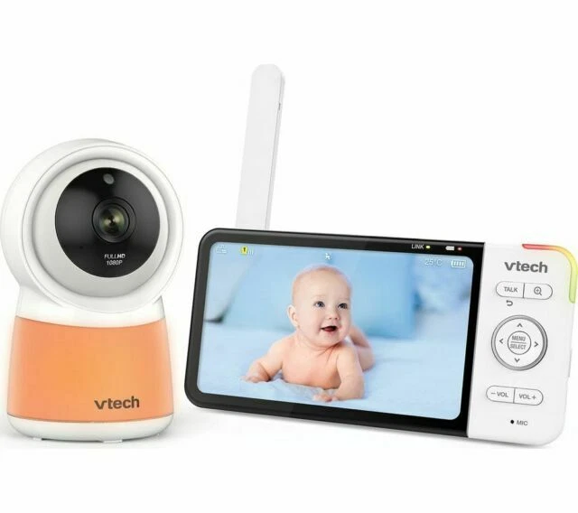 VTech RM5754HD Smart Video Monitor With 5'' Display And 1080p HD Camera White