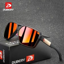 DUBERY Pilot Polarized Sunglasses Men Driving Fishing Sun Glasses Women Mirror