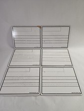School Writing Practice Board 2 Sided Dry Erase Eraser Marker Hand LOT OF 6 WEAR