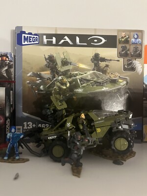 Mega Construx Halo The Series Fleetcom Warthog 100% Complete
