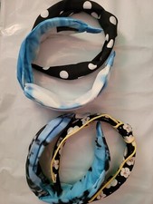 Knotted Headbands Set Of 4 New