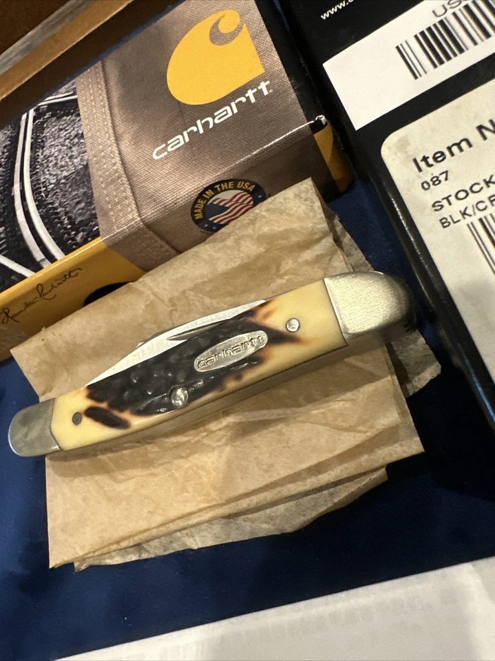 Estuche Carhartt Negro Crema Mediano Stockman 3-3/8” (63087 SS) 36326 Foto 2 de 4