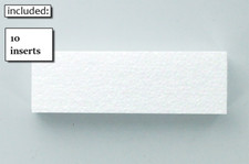 10 STYROFOAM INSERTS NINTENDO FOR NES BOXES