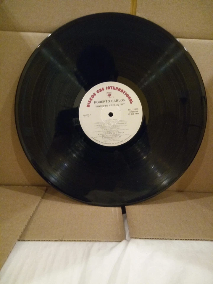 Roberto Carlos '87 En Espanol Roberto Carlos Latin LP 1987 CBS DIL-12333 LP EX - Image 3 of 4
