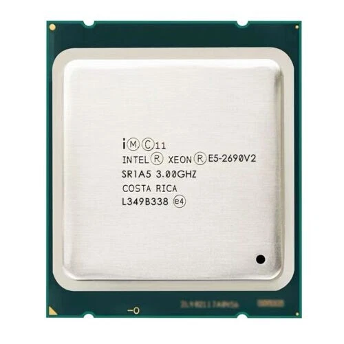 Intel Xeon E5-2690 V2 3 GHz 10 Core 25M 2690v2 PROCESSOR Socket 2011 CPU SR1A5 - Image 2 of 2