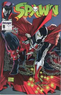 Spawn (8A) 1st app. Vindicator, Origin of Hell Direct Edition Image Comics 1993