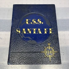 Rare WWll USS Santa Fe Ships Album-See Pics