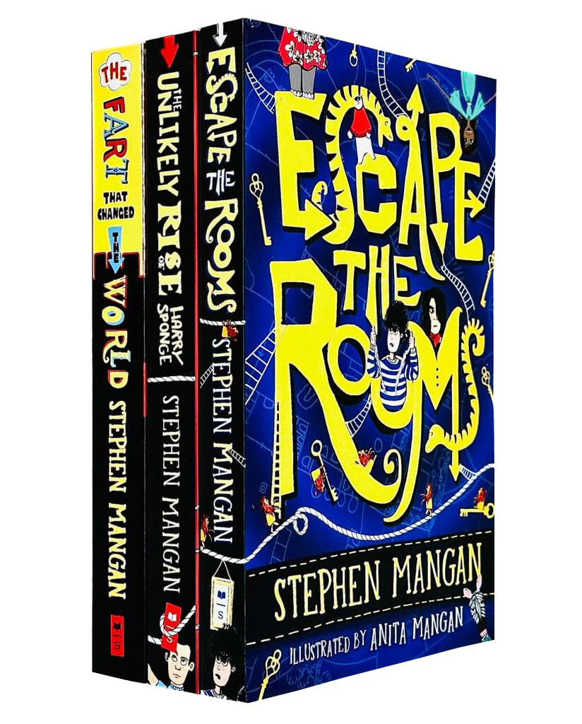 Stephen Mangan 3 Books Collection Set The Fart that Changed the World, Escape