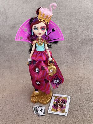 Ever After High Doll Lizzie Hearts Way Too Wonderland Complete UK