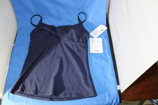 Athleta NWT Dark Blue Twister Tankini TOP , 32 B/C ,XS, , 0-2,