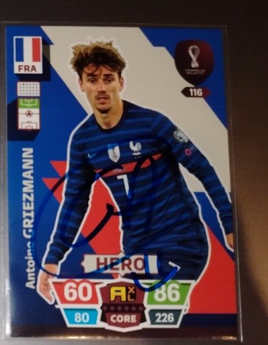 Photo Dédicacée Antoine Griezmann - Autographe Original France (4x6)