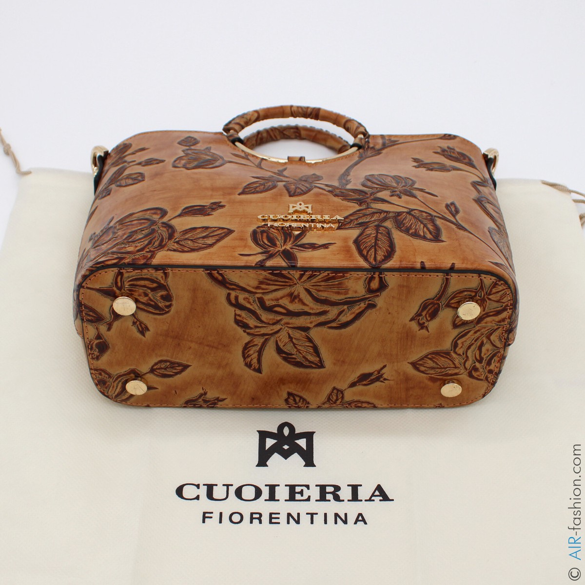 Cuoieria Fiorentina レザーショルダーバッグ 1円□美品