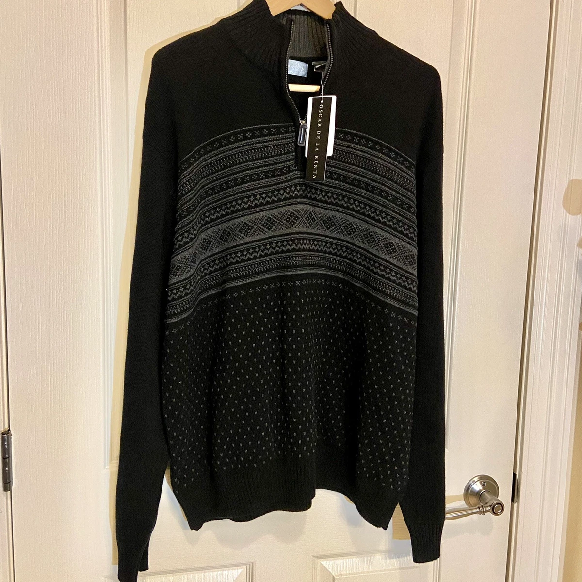 Oscar de la hotsell renta mens sweater