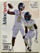 2025 ATHLON SPORTS 2025 NFL DRAFT PREVIEW / NEW / SHEDEUR SANDERS /TRAVIS HUNTER