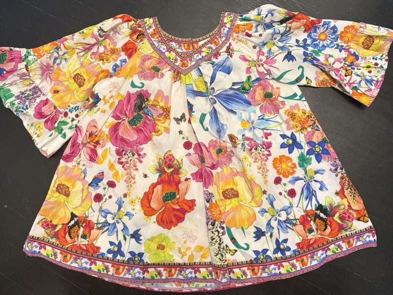 Camila Girl’s Dress, Multicolor, Size 6, Great Condition
