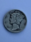 1944-S Mercury Dime Circulated VF Very Fine 90% Silver