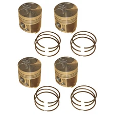 Set of 4 Replacement Piston Kits fits in Fits Caterpillar Fits CAT 3024C C2.2 24