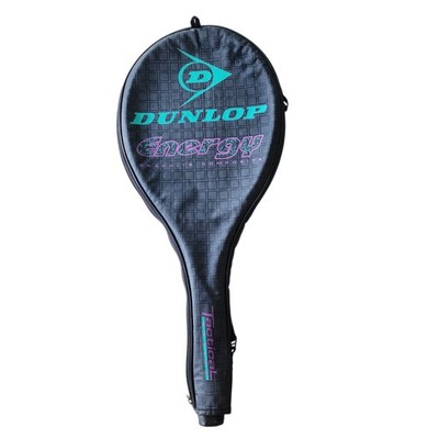 Vtg Dunlop Energy Graphite Composite Tennis Racquet Oversize 4 3/8 Grip w/ Case