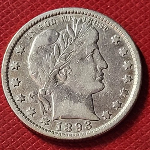 1893-O Barber Quarter