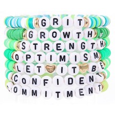 Friendship Bracelets Heishi Surfer Stretch Stackable Preppy Clay Bead Braclet fo