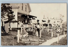 c1910's Baker's Windmill Shop West Dennis Massachusetts MA RPPC Photo Postcard