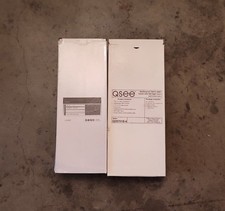 QSEE QD9701B4 Color Camera 12VDC Weatherproof Night Vision 4 Pack W/ Cords - NEW