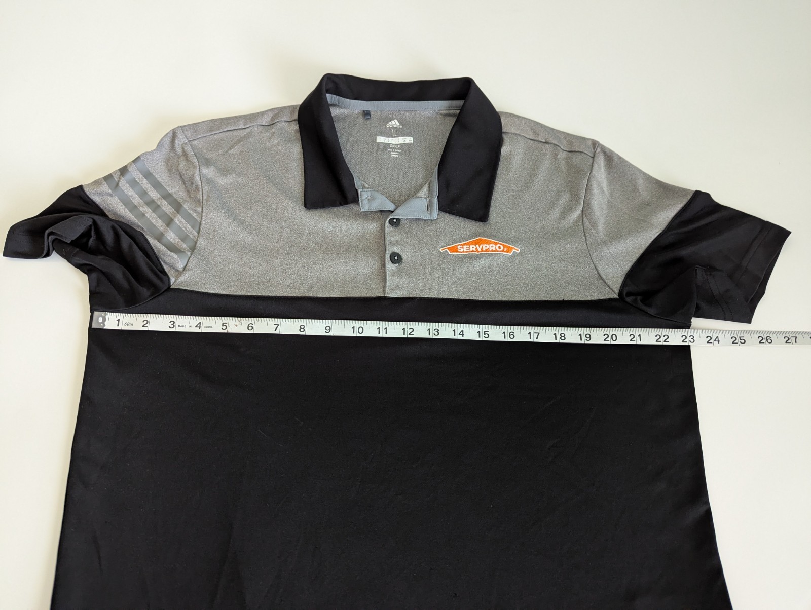 Servpro Adidas Golf Polo - Shirt Men's Large L Black thumbnail 4