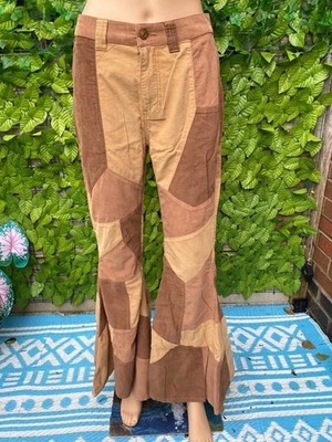 Free People We The Free No Boundaries Pieced Cord Jeans Größe W26 L31 UVP188 