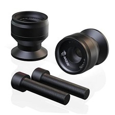 8MM Swingarm Spools Sliders Stand Universal M8 Compatible with Aluminum Black