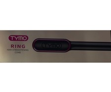 Tymo Ring Hair Straightener Comb With Pink Trimming