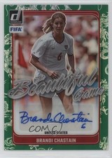 2024-25 Panini Donruss FIFA Dragon Scale Prizm 70/99 Brandi Chastain Auto 04br