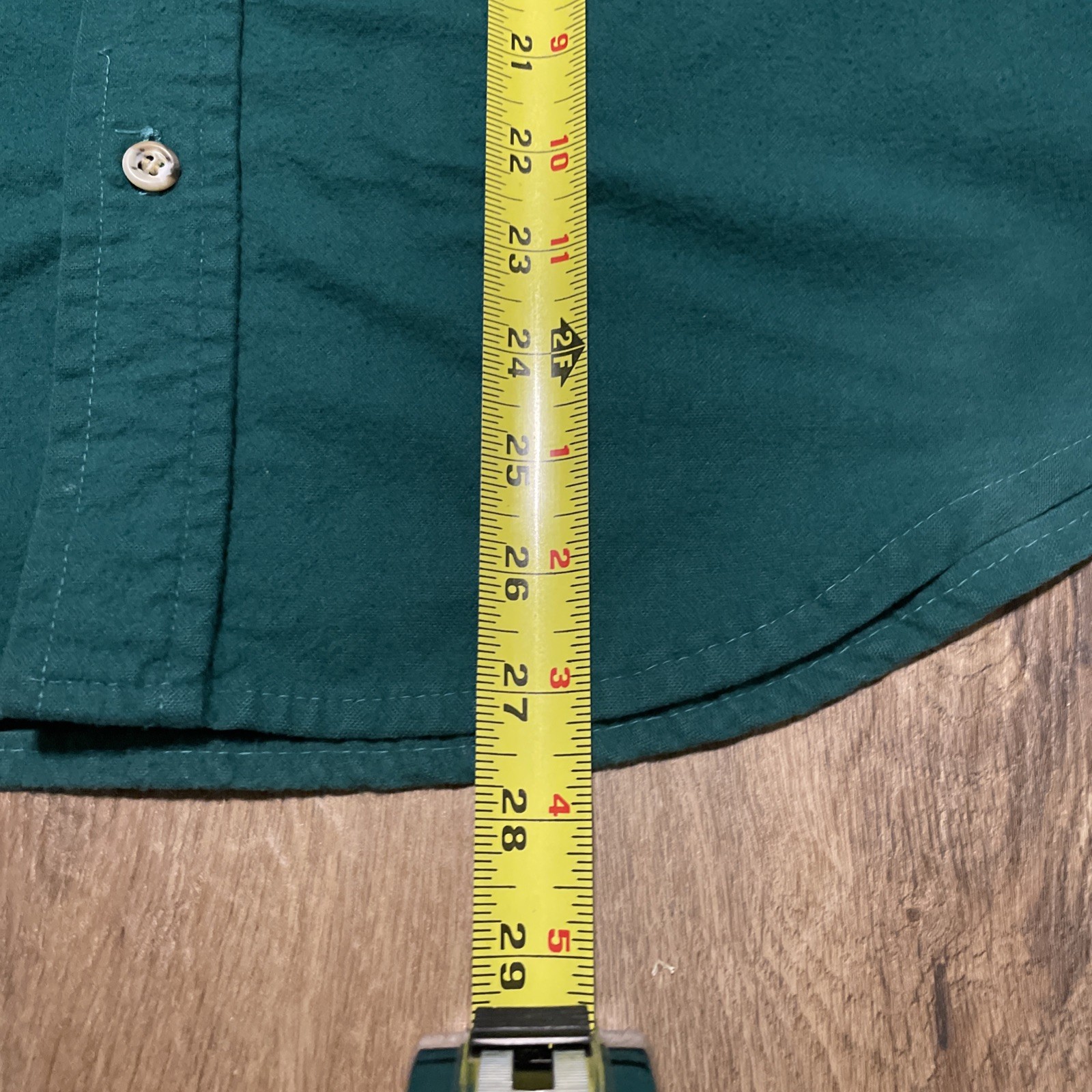 Vintage Five Brother Medium Solid Green Shirt Mad… - image 6