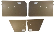 Panneau De Porte En Bois 4 Pcs R+L +F+R Pour Mercedes W114 Coupé 2 Portes