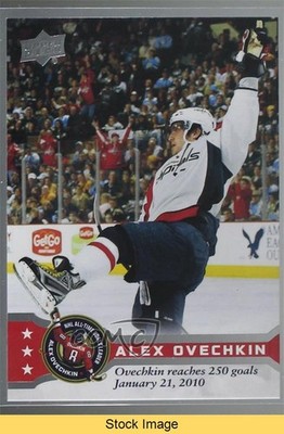 2025 GR8 Moments Red (Jan 21 2010) Alex Ovechkin Reaches 250 Goals READ wk4