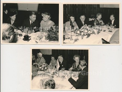 146732: Count Luckner, 3 photos, Countess Ingeborg, launch ''Kersten Miles''