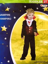 Toddler Vampire Costume 2T Set for Halloween Party