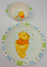The First Years Baby Bowl  Plate Set Winnie the Pooh Multicolor Round Shape