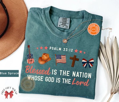 God Bless America comfort tee