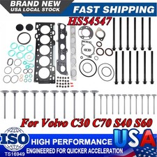 Junta de culata MLS sello y perno y válvulas para 04-15 Volvo C30 C70 S40 S60 V50 V60 2.5