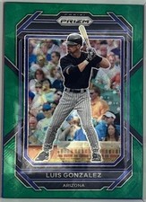 2023 Panini Prizm - Luis Gonzalez #242 Green Scope Prizm /75