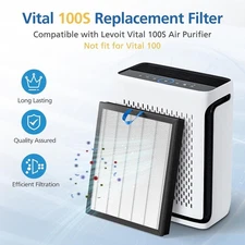 2 Pack Vital 100S Replacement Filter for LEVOIT Vital 100S Air Purifier New