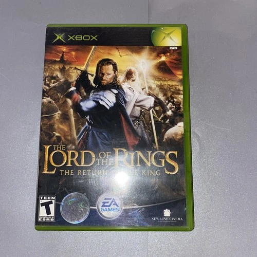 Lord of the Rings: The Return of the King (Microsoft Xbox, 2003) Tested CIB Mint
