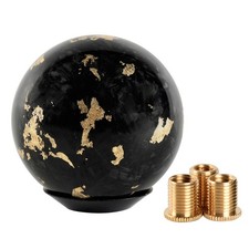 Universal Forged Carbon Fiber Ball Round Manual Mt Car Gear Shift Knob Shifter Universal Forged Carbon Fiber Ball Round Manual Mt Car Gear Shift Knob Shifter