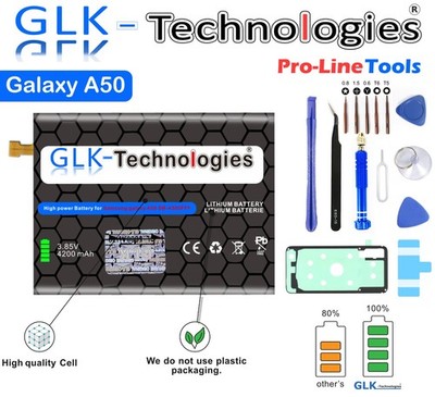 GLK - Akku für Samsung Galaxy A50 SM-A505F EB-BA505ABU Batterie Ohne Set