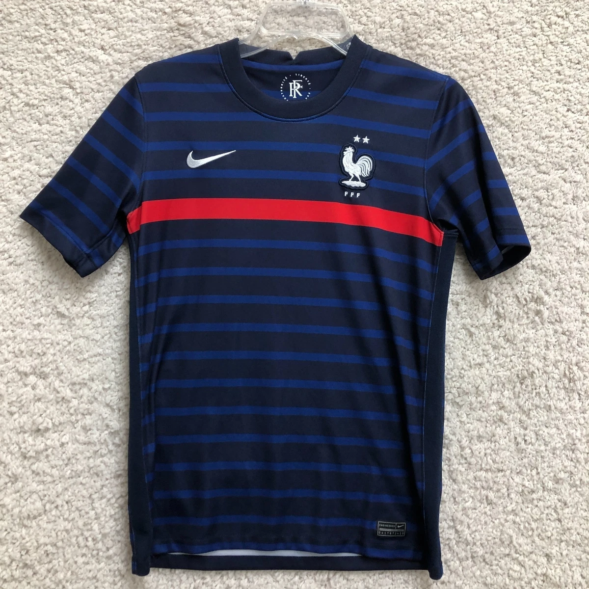 Maillot Equipe De France Vintage Toffs – Réplica Sous Licence – Taille XL – Bleu