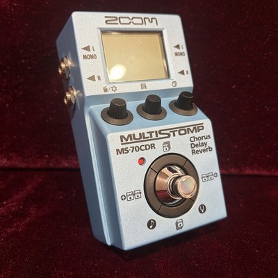 ZOOM MS-70CDR MultiStomp Chorus Delay Reverb Pedal Tested From Japan