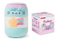 GUND Pusheen Gamer Plush Series 24 Mystery Box And Gamer Pop Can Plush Bundle