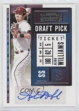 2020 Panini Contenders Draft Pick Ticket 2 Alika Williams #DPT2-WI Auto 0hf5