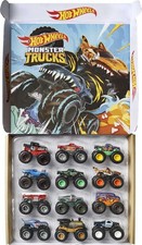 Hot Wheels Monster Trucks Ultimate Chaos 12 Pack With Poster