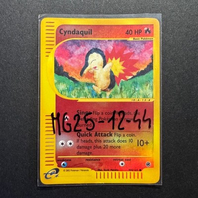 Cyndaquil 英語版 104/165 Pokemon Cyndaquil 104/165 Expedition Reverse Holo Rare 2002